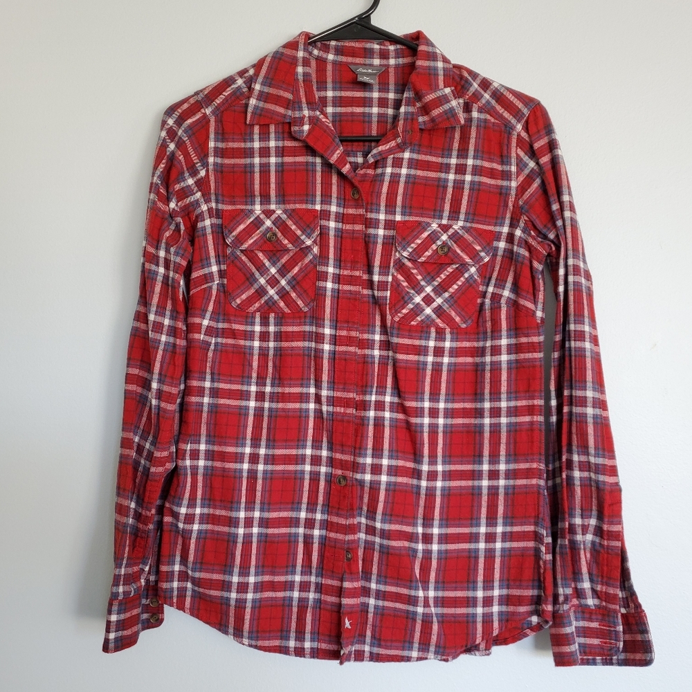 Eddie Bauer Stine's Favorite Flannel button down
